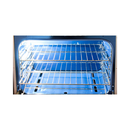 Estufa Koblenz Florencia, Gas/ Eléctrica, 6 Quemadores, C Acero Inox, Puerta Ciega