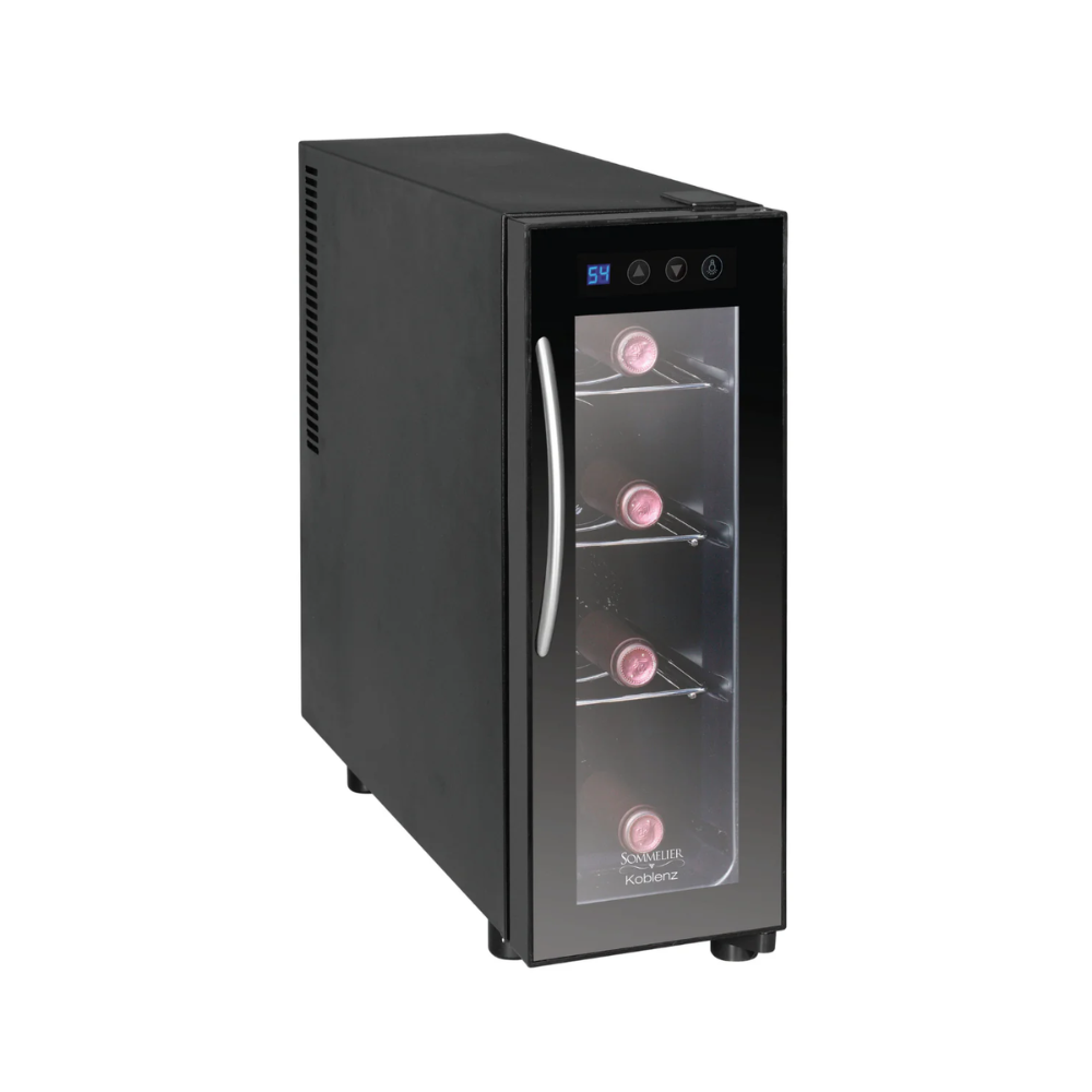 Cava Para Vinos Koblenz Evfk-04, 120 V, 4 Espacios, Negra