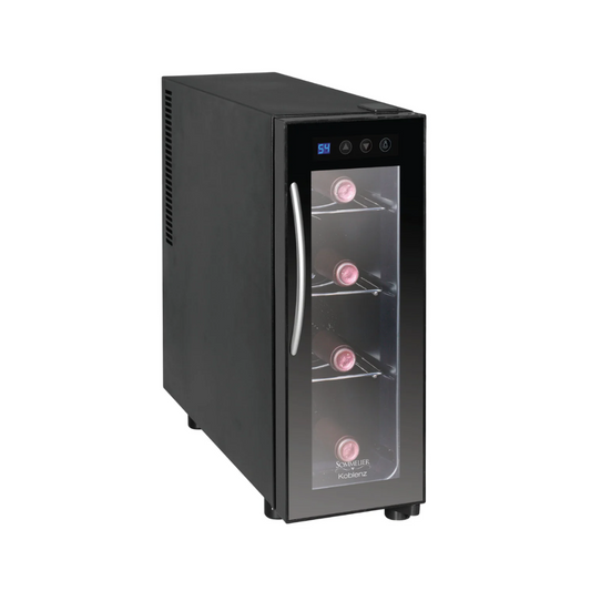 Cava Para Vinos Koblenz Evfk-04, 120 V, 4 Espacios, Negra