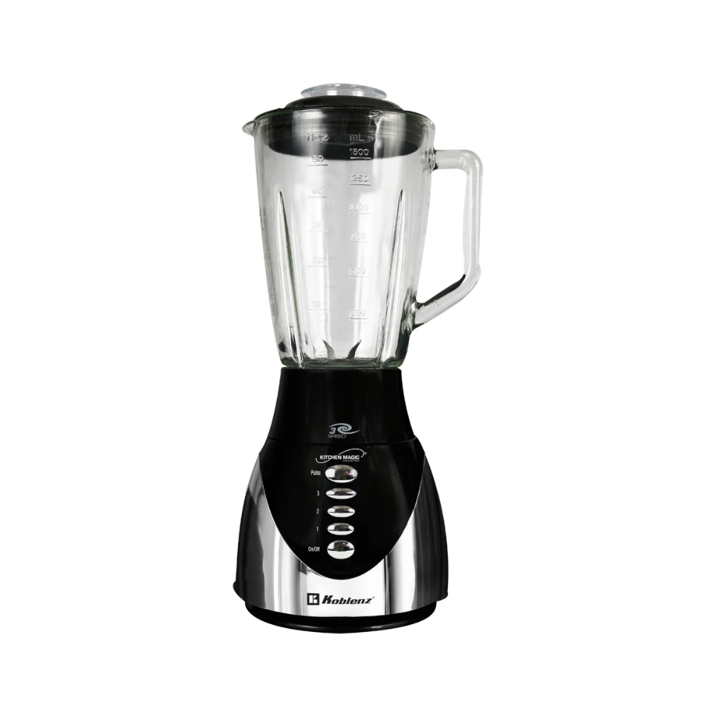 Licuadora Súper Chef Koblenz®, 3 Vel. + 2 Pulsos, Vaso 1.5 L