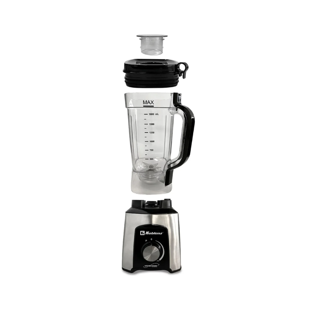 Licuadora Koblenz Lkm-6529, 2 L, Acero Inox, Vaso Plástico, 127 V