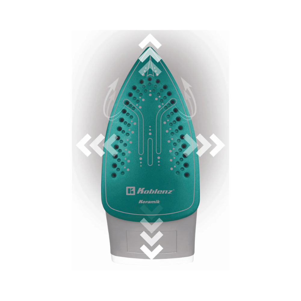 Plancha Secure Keramik Koblenz®, 1200 Watts, Tanque 220 Ml