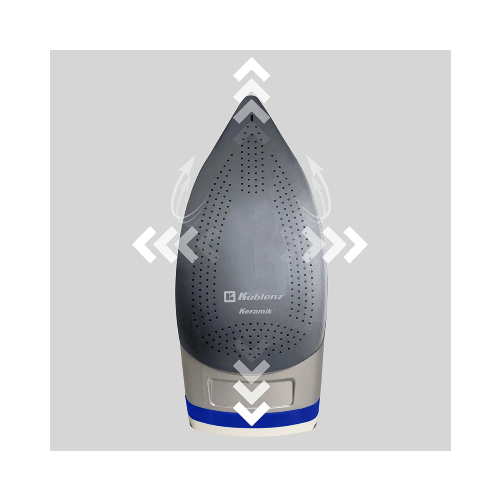 Plancha Koblenz PKK-850, Cable 360°, Vapor Vertical