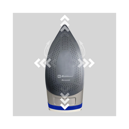 Plancha Koblenz PKK-850, Cable 360°, Vapor Vertical