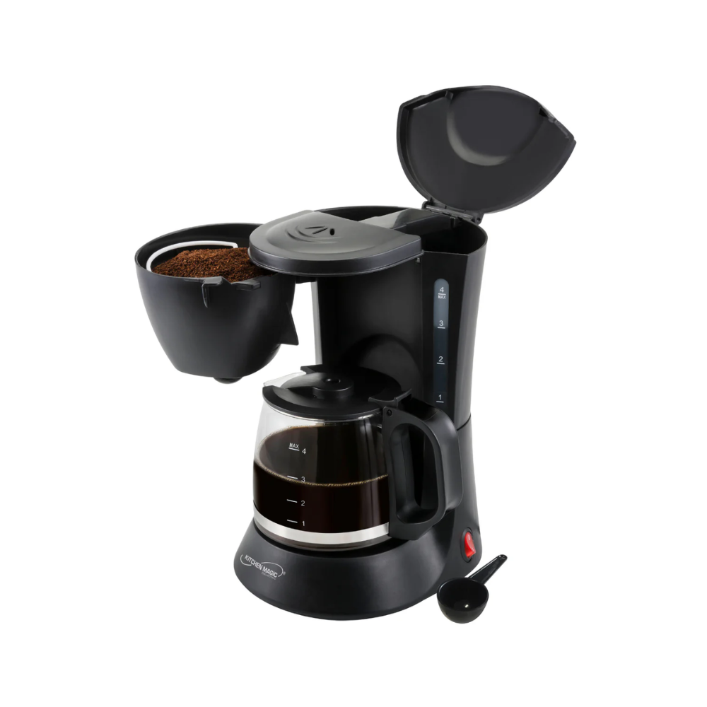 Cafetera 4 Tazas Koblenz® 600 W, Filtro Lavable, No Gotea