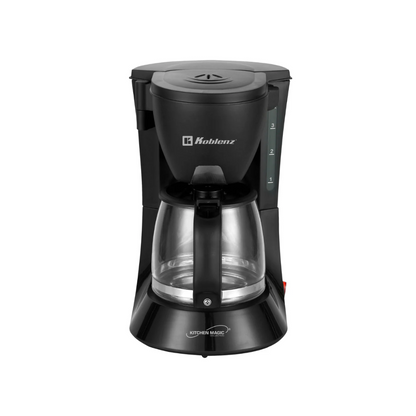Cafetera 4 Tazas Koblenz® 600 W, Filtro Lavable, No Gotea