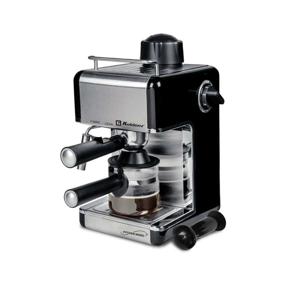 Cafetera Koblenz Ckm-650, Automática, Negra/ Acero Inox, Expreso, 120 V