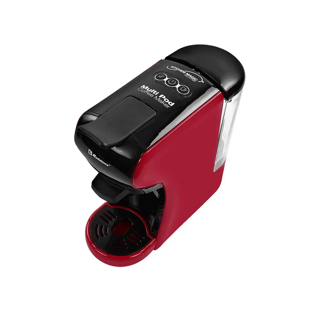 Cafetera Koblenz Multi Pod, Automática, Roja/Negra, P/ Cápsulas Y Expreso