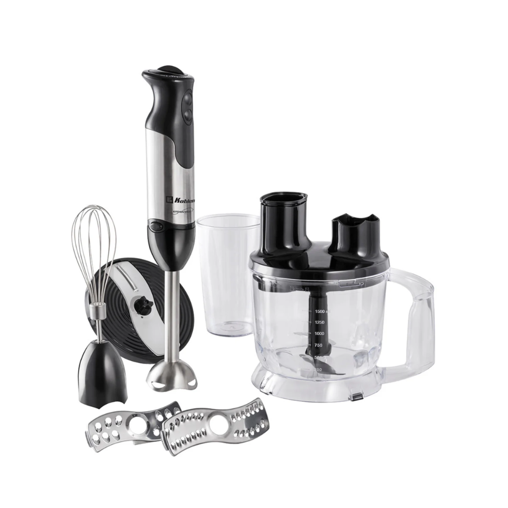Batidora De Inmersión Koblenz Bikm-800, Negra/Acero Inox, 800W