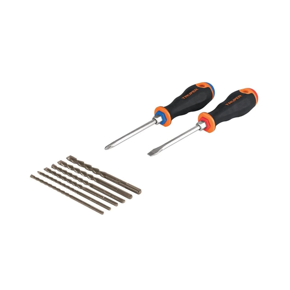Rotomartillo 1.2 650 W 6 brocas y 2 desarmadores
