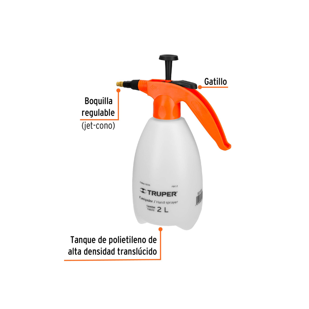 Fumigador domestico 2 lts