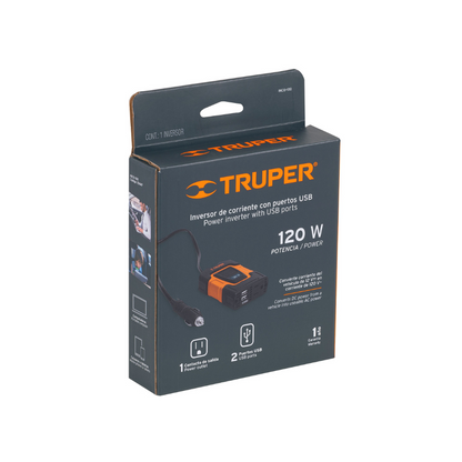 Inversor de corriente 120 W