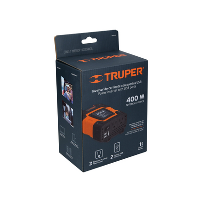 Inversor de corriente 400 W
