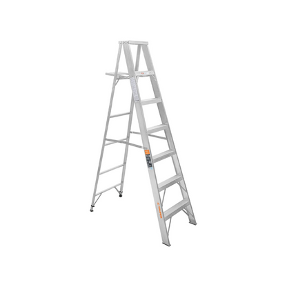 Escalera aluminio 6 escalones tipo ll