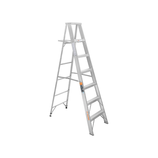 Escalera aluminio 6 escalones tipo ll