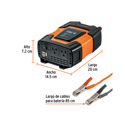Inversor de corriente 750 W