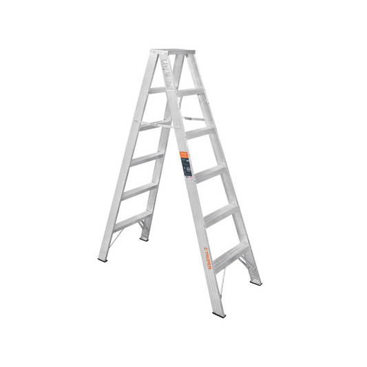 Escalera doble tipo ll 5 escalones