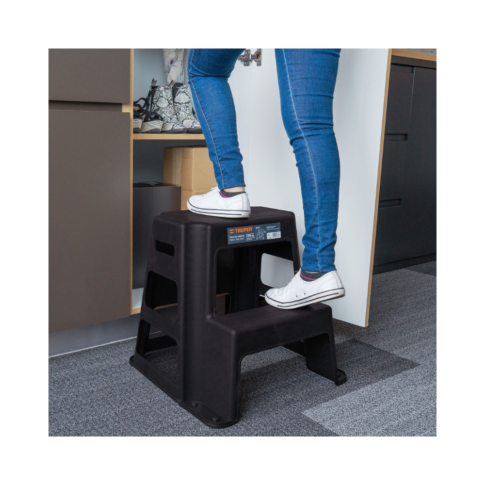 Taburete de 2 peldanos, Truper 10499
