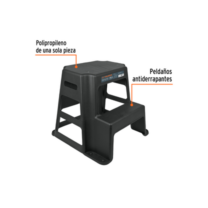 Taburete de 2 peldanos, Truper 10499