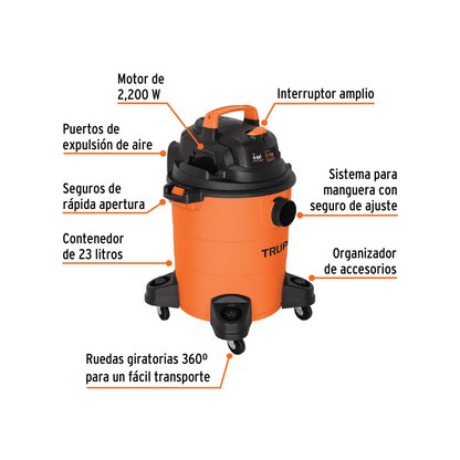 Aspiradora de 6 galones