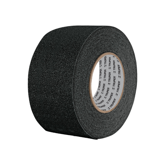 Cinta antiderrapante con abrasivo rollo 50 mm negra