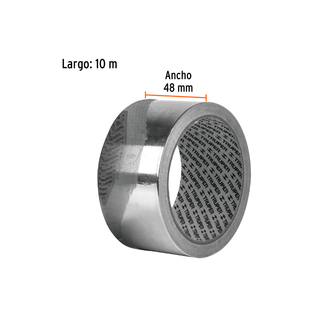 Cinta de aluminio 48 mm x 10 m