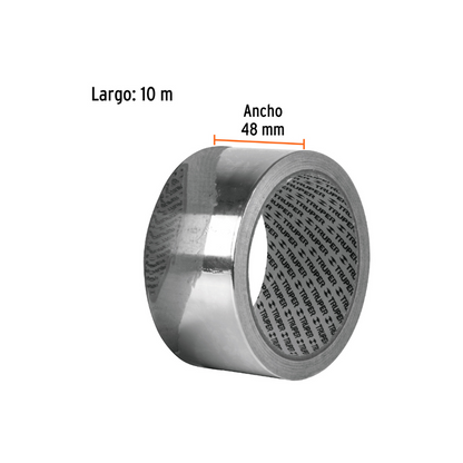 Cinta de aluminio 48 mm x 10 m