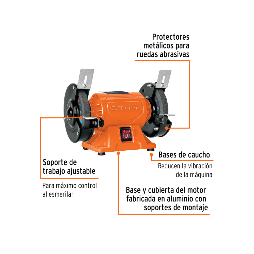 EBA 5 ESMERIL DE BANCO DE 5 DE 1 4 HP