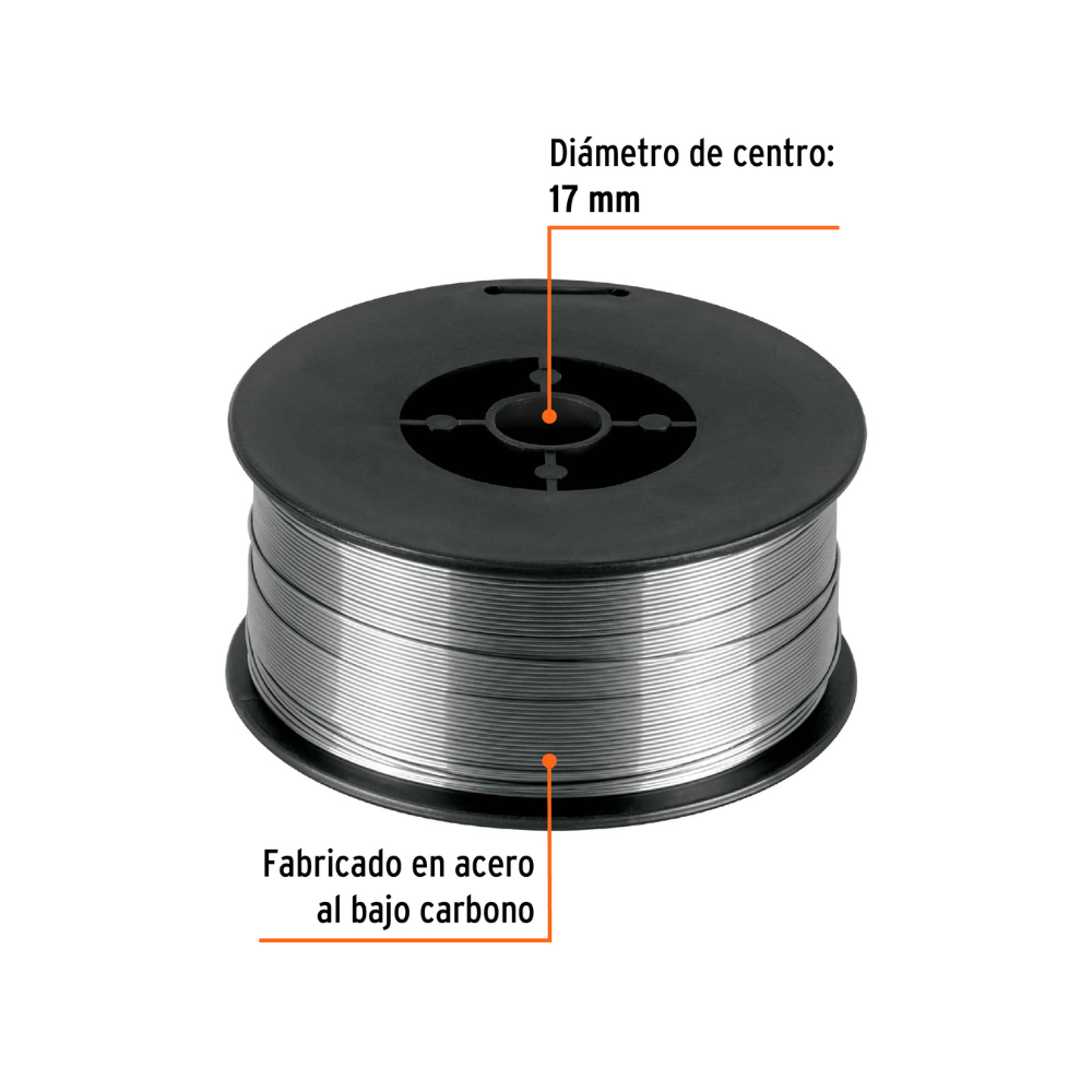 Microlambre de nucleo fundente s gas 1kg