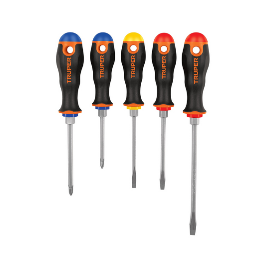 Juego de 5 desarmadores mangos Comfort Grip
