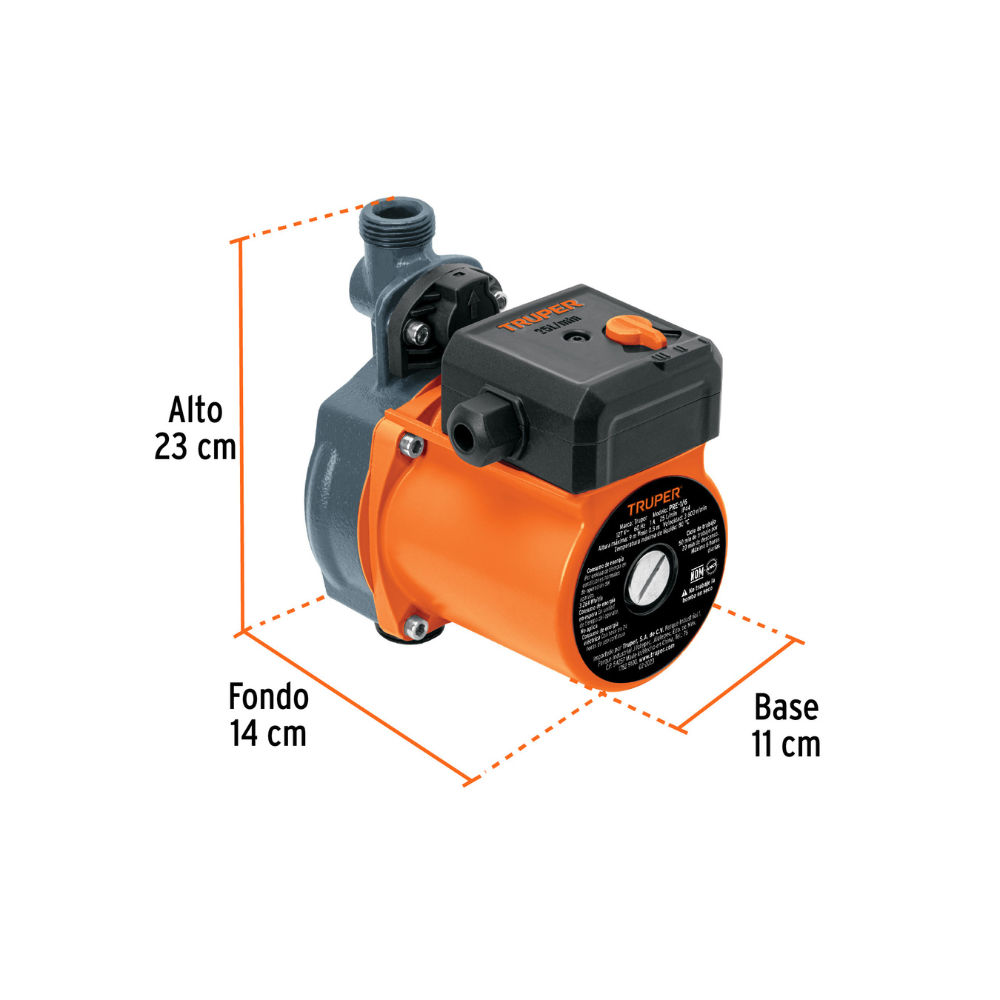Bomba presurizadora 1/6 HP
