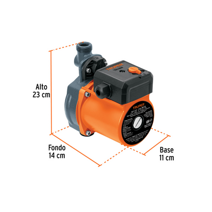 Bomba presurizadora 1/6 HP