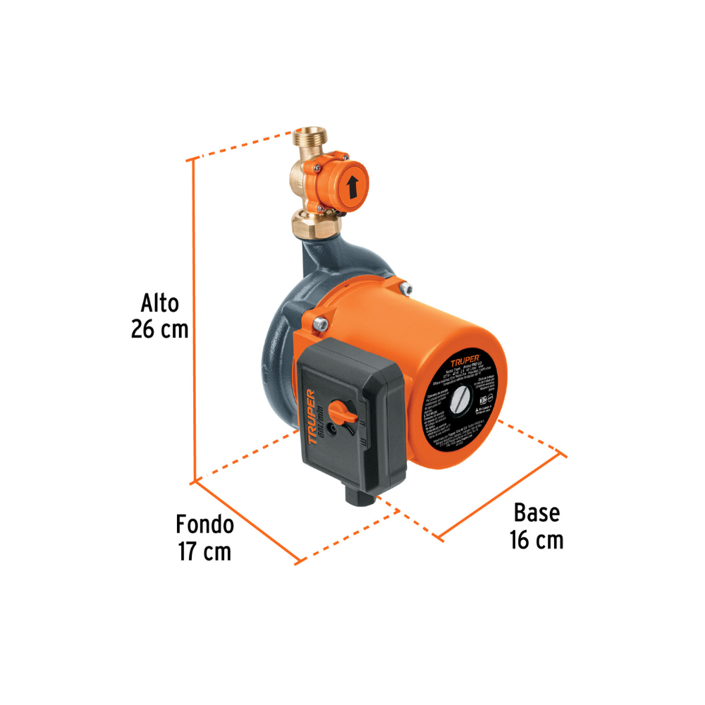 Bomba presurizadora 1 3 HP