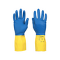 Guantes de latex reforzados para limpieza medianos