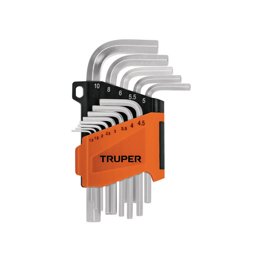 Juego 13 Llaves Allen 1.2 10Mm Estuch Plast
