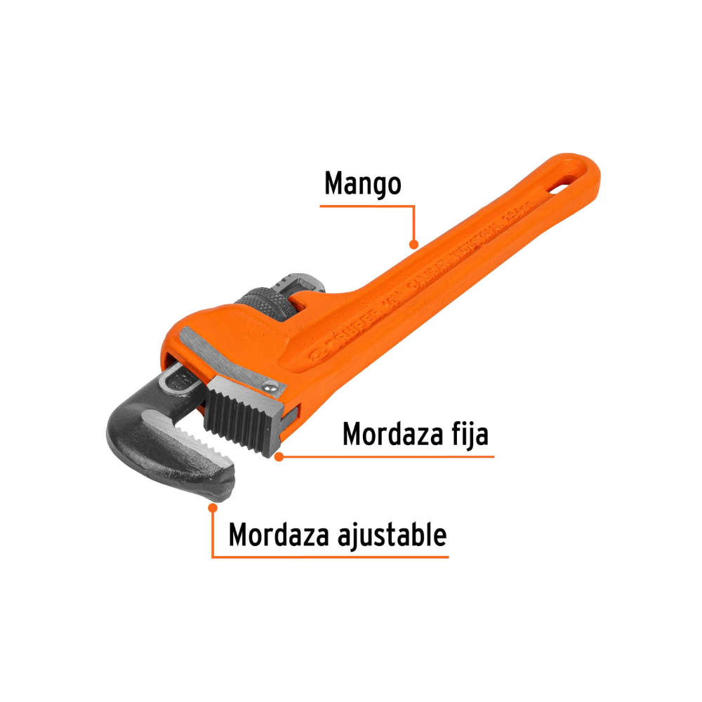 Llave para tubo Stilson 10 pulgadas