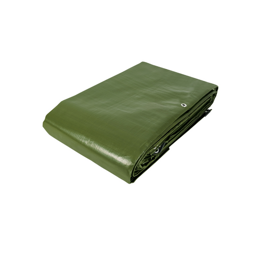 Lona uso rudo verde olivo 6 X 12 m