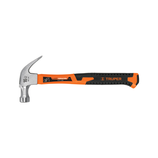 Martillo pulido curvo 16oz fibra vidrio