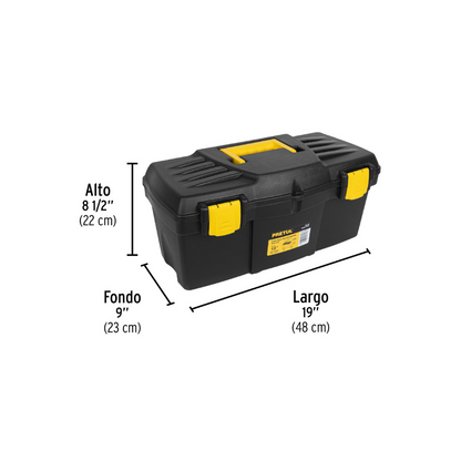 Caja plastica para herramientas 19 plg Pretul