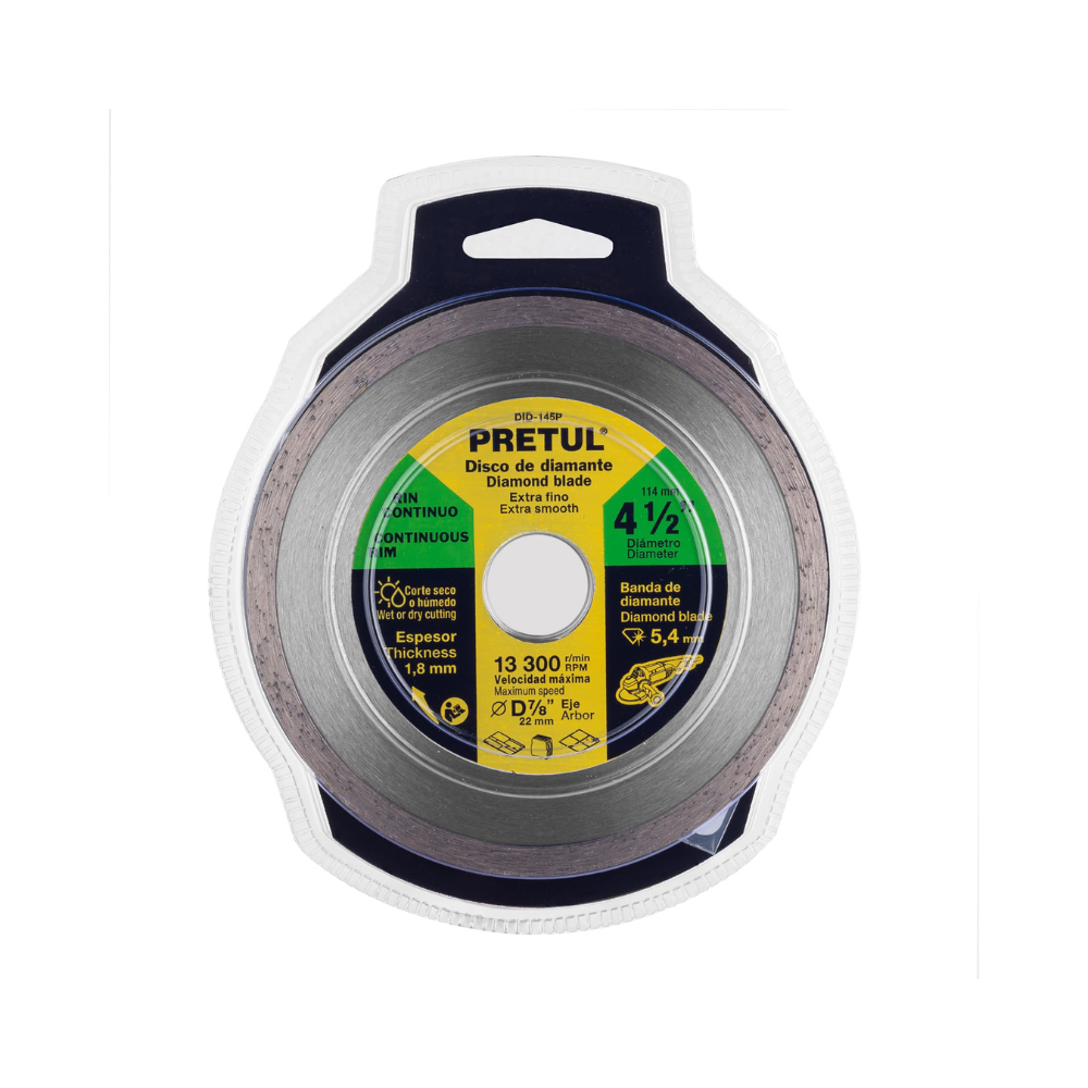 Disco diamante continuo 4 1 2 IN Pretul