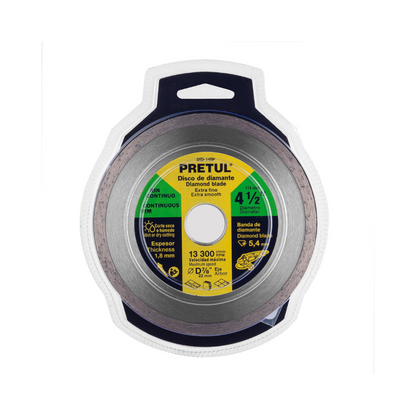 Disco diamante continuo 4 1 2 IN Pretul