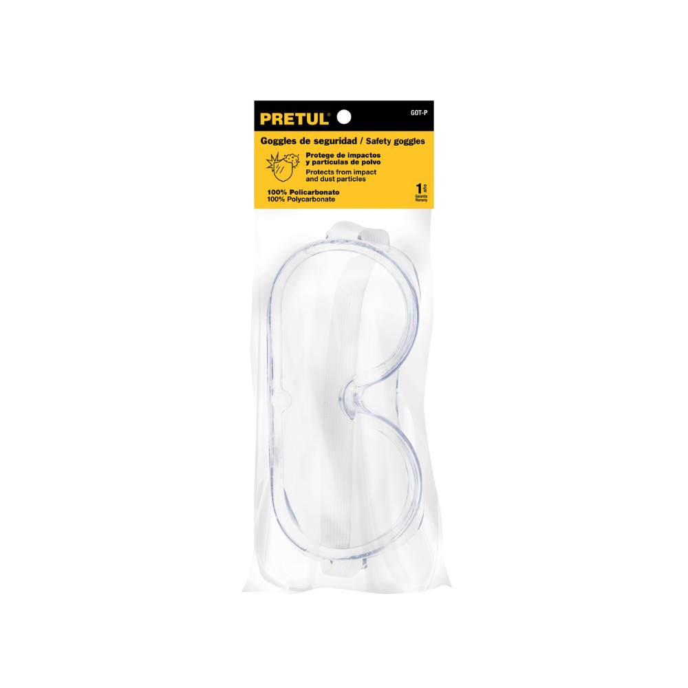 Goggles de seguridad Pretul con ventilacion directa