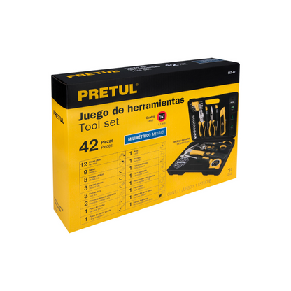 Juego de 42 herramientas Comfort Grip, Pretul