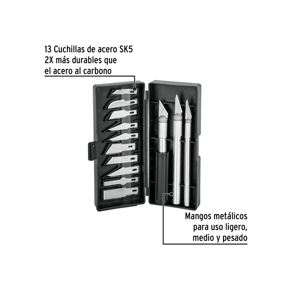 Juego de exactos con estuche 13 piezas Pretul