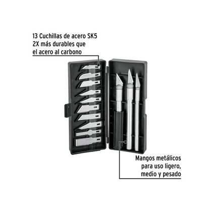 Juego de exactos con estuche 13 piezas Pretul