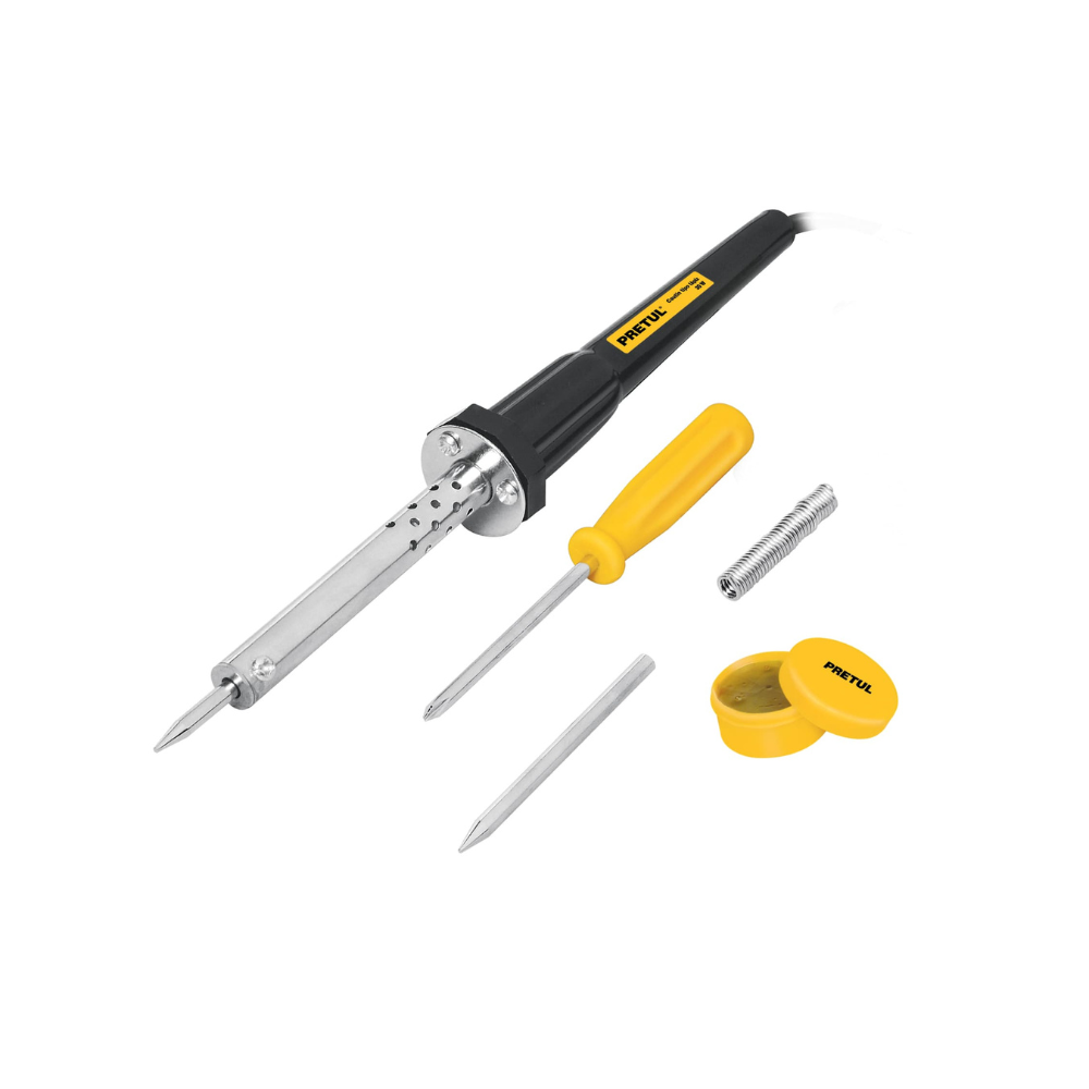 Cautin lapiz con accesorios 30W Pretul
