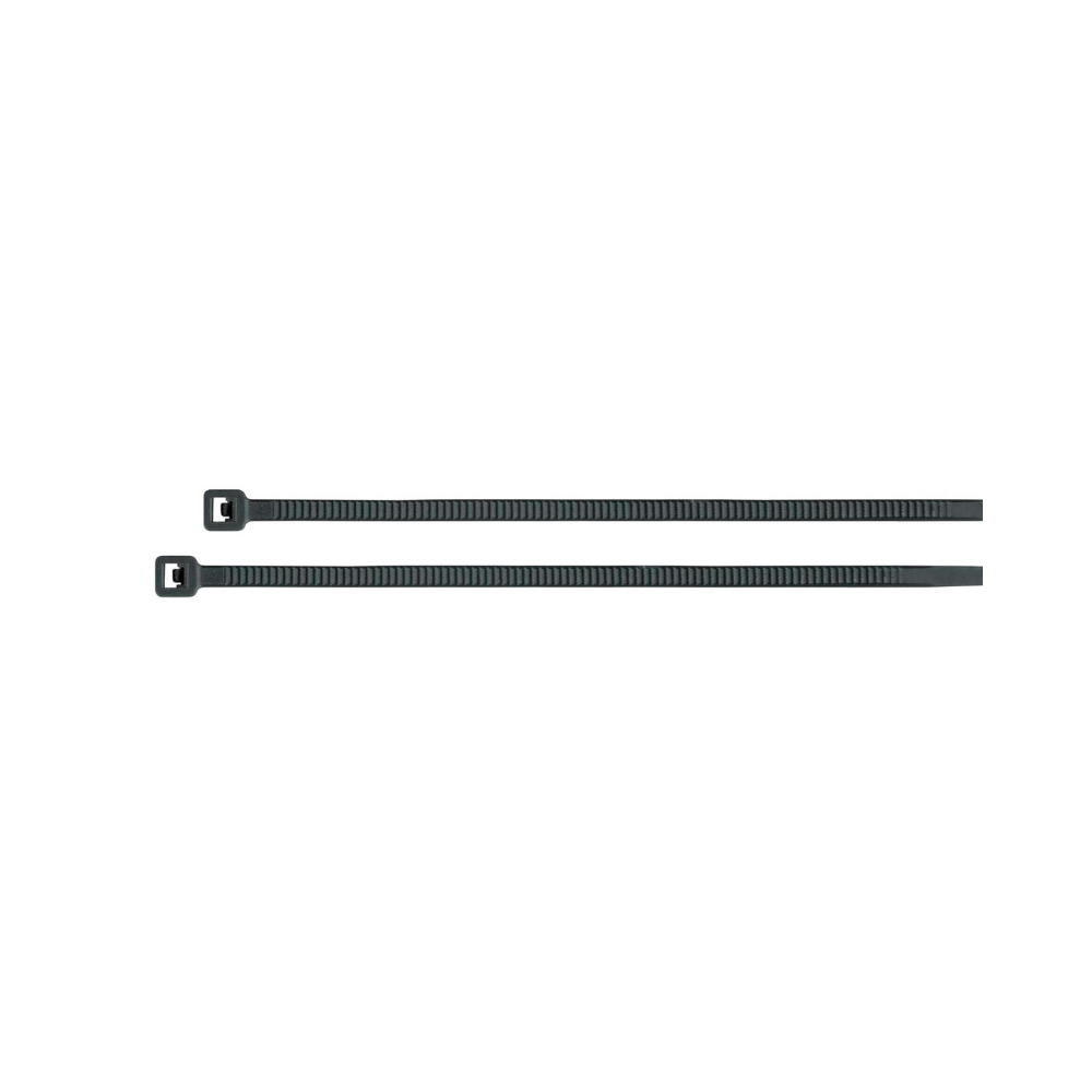 Cincho plastico 18 lb 15 cm negro bolsa con 100 pzas