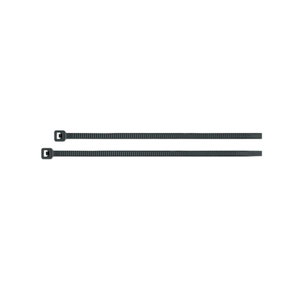 Cincho plastico 18 lb 15 cm negro bolsa con 100 pzas