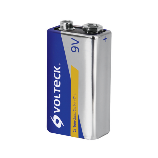 Pila zinc carbon 9v blister Volteck