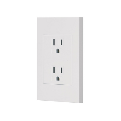 Placa armada contacto duplex 3 modulos Espanola blanco